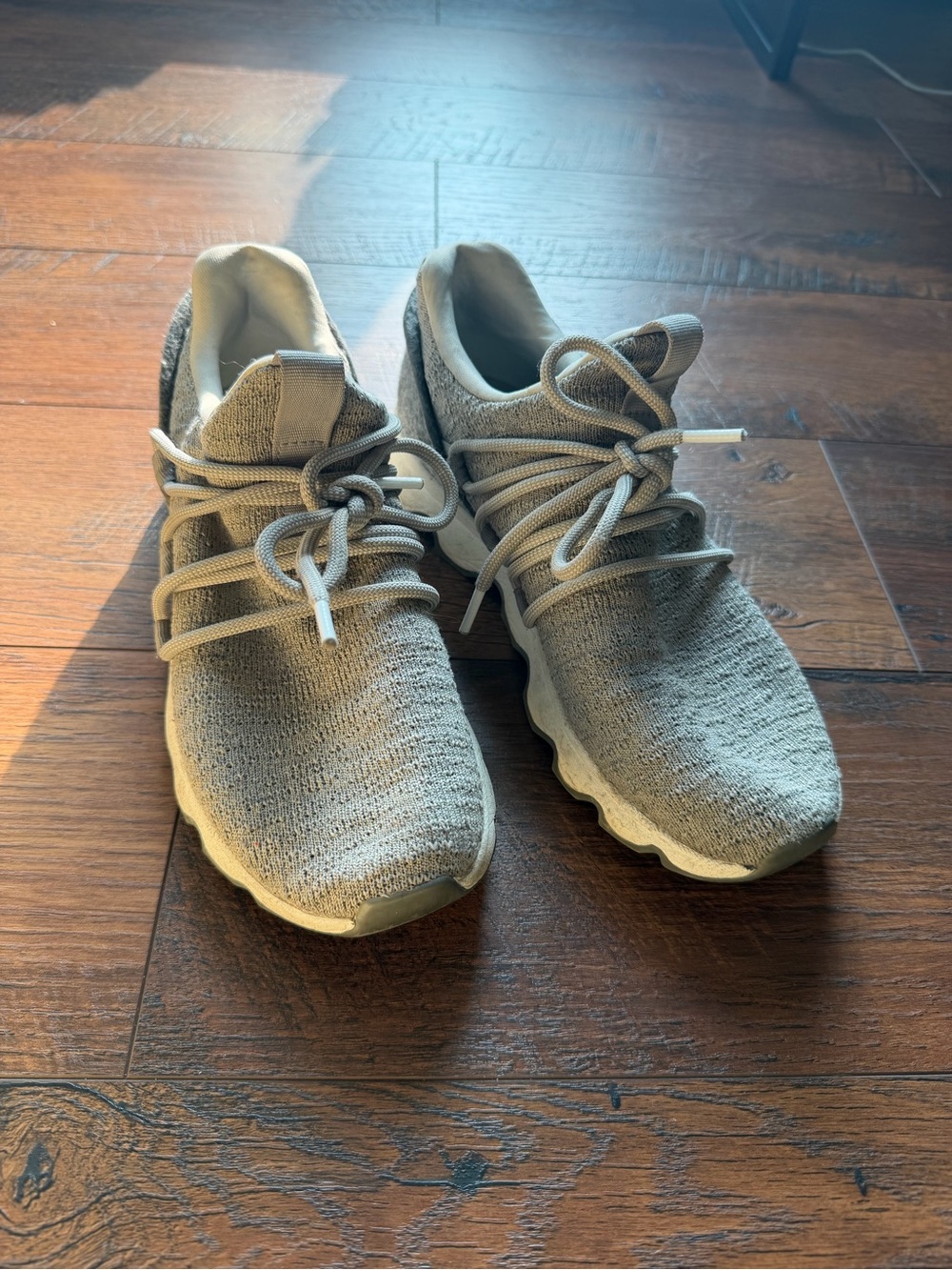 Sorel Athletic Knit Sneakers in Light Gray
